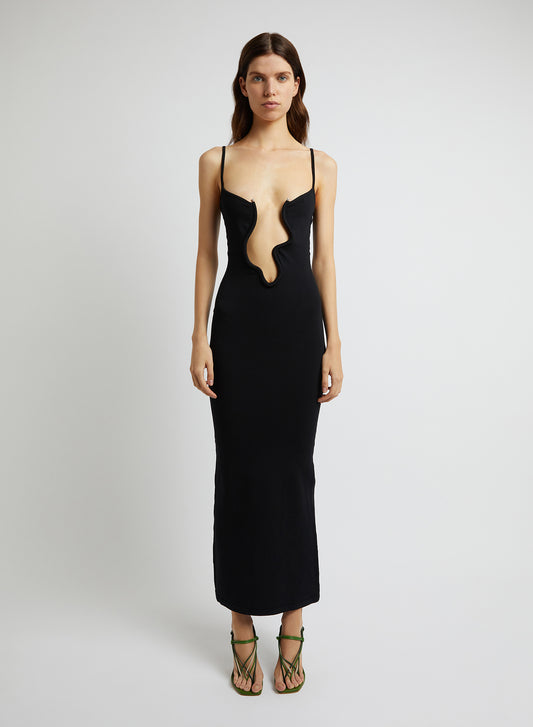 SALACIA WIRE COLUMN DRESS