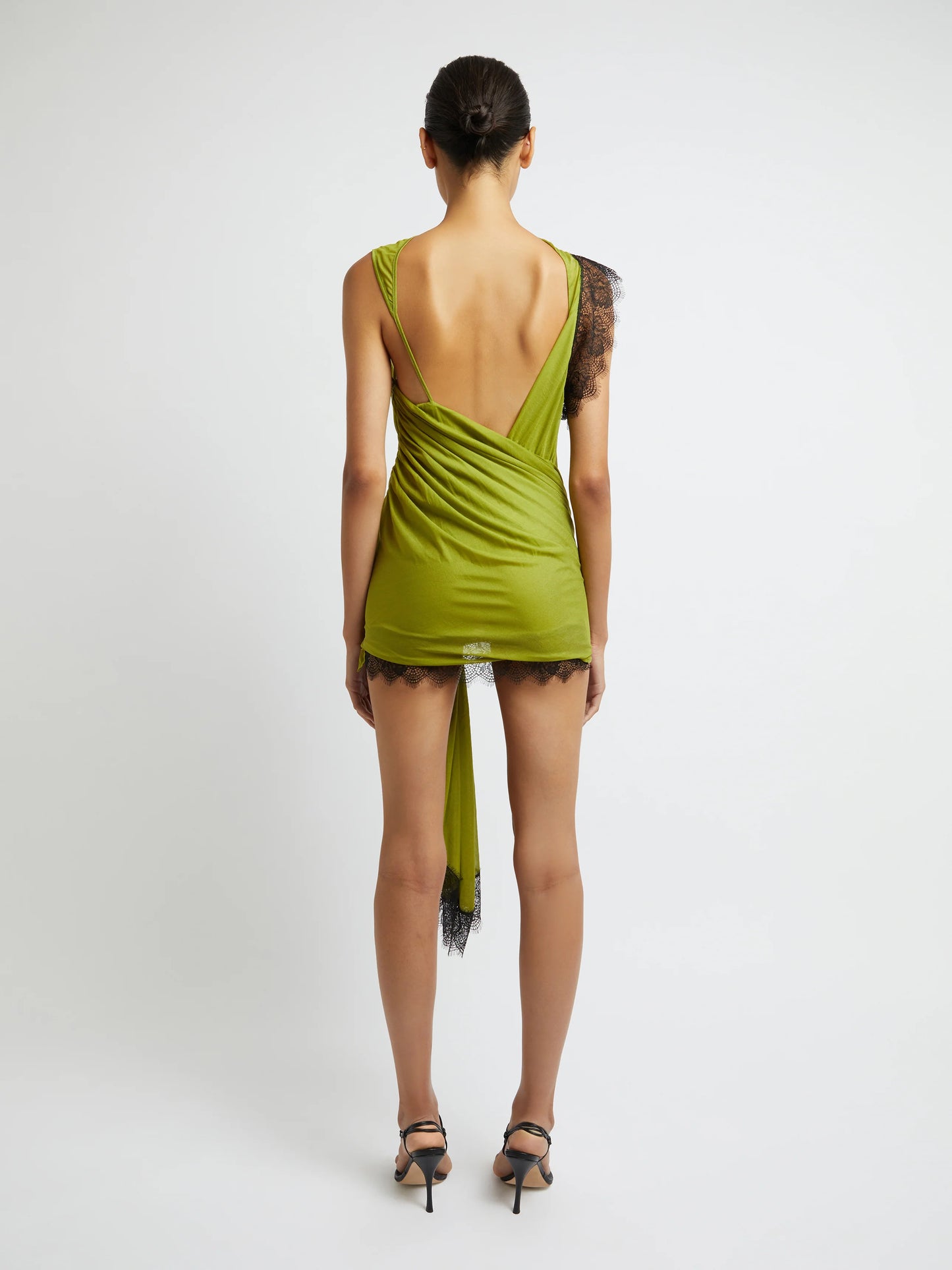 GALATHEA ASYMMETRIC MICRO DRESS