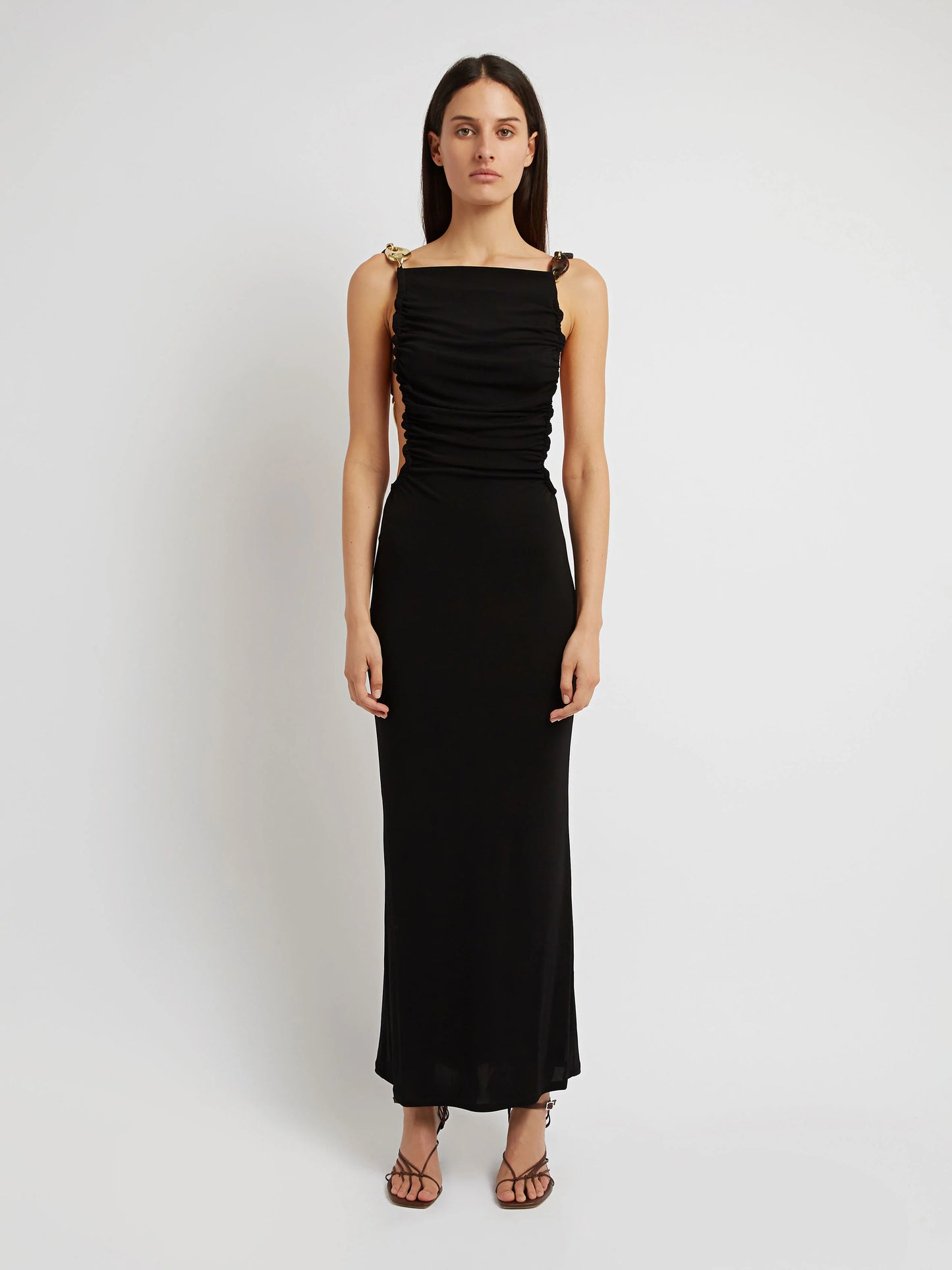 SCULPTED RUCHED DRESS