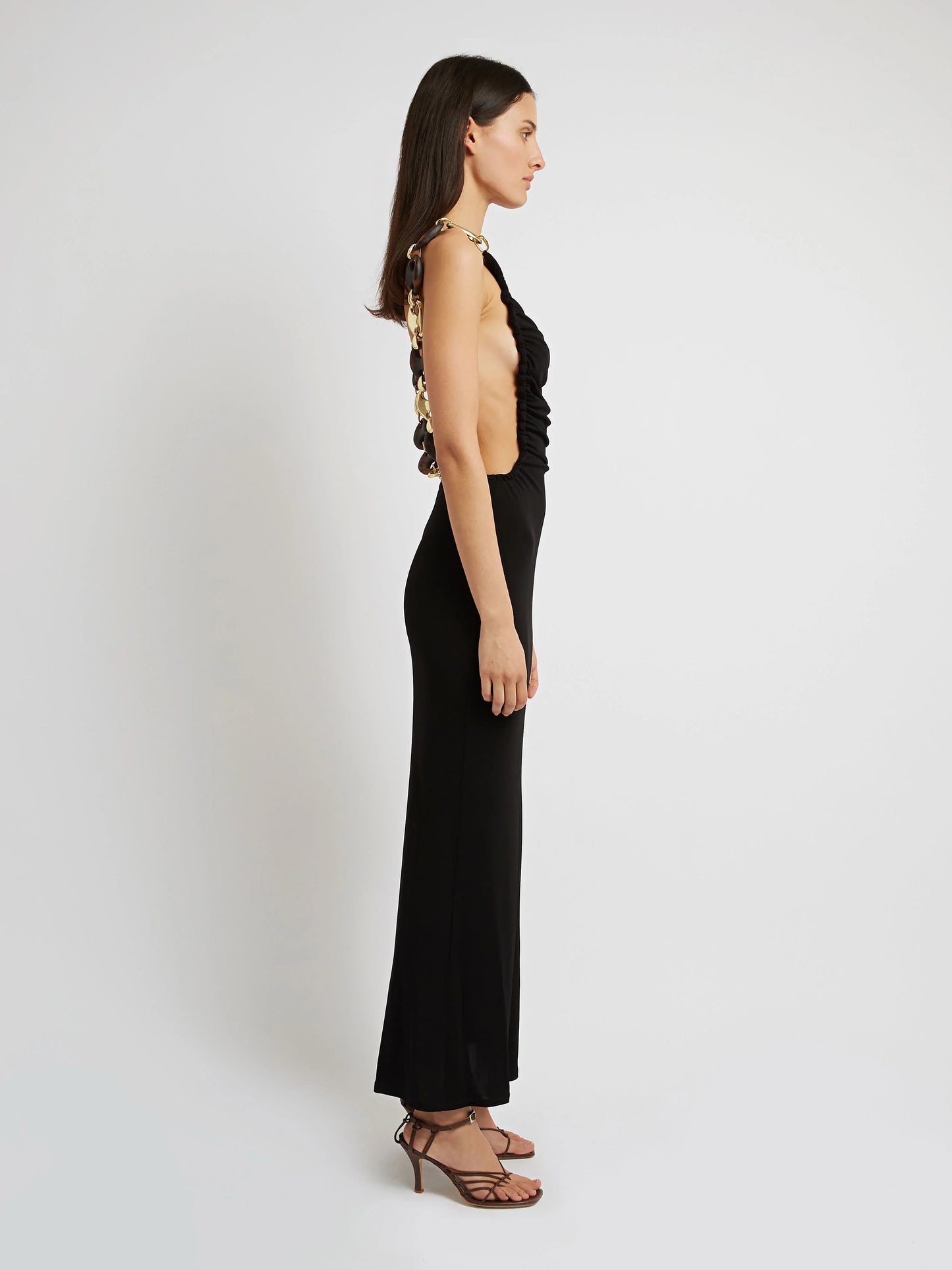 SCULPTED RUCHED DRESS