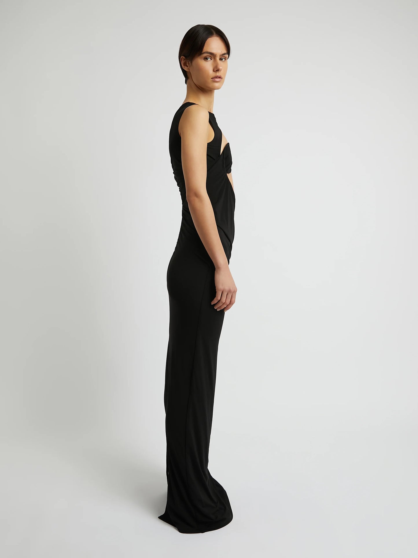 ZEPHYR WIRED DRESS BLACK