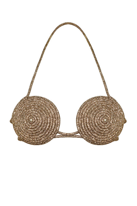 Marie Spiral Bra Vintage Gold